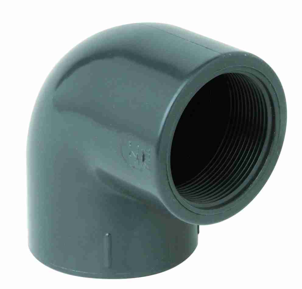 Durapipe PVC-U 90 Elbow Plain Threaded