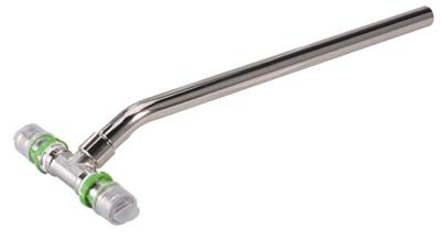 Flamco Multiskin Metallic Press/Curved pipe with tee end