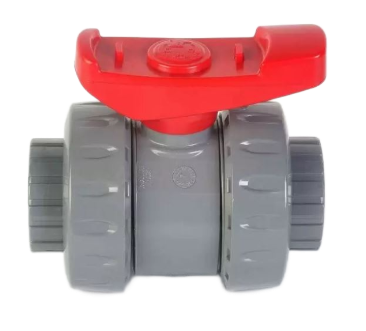 Astore ABS 724 Double Union Ball Valve Plain FPM