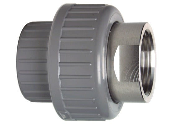 GF ABS Adaptor Union Female - Stainless Steel
