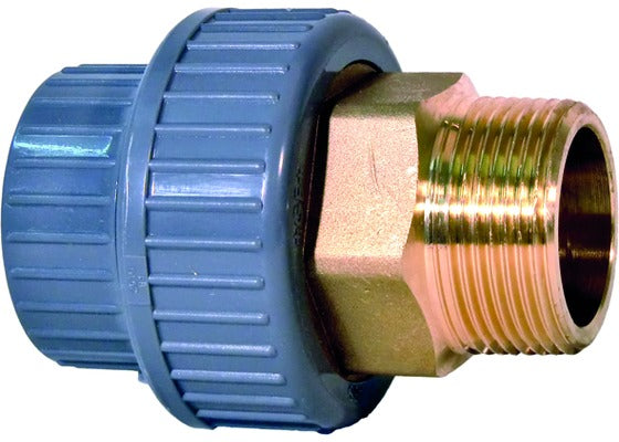 GF ABS Adaptor Union Male - Brass
