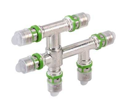 Flamco Multiskin Metallic Press/Cross tees