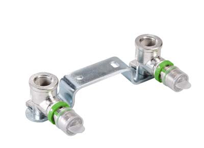 Flamco Multiskin Metallic Press/Support with 2 wall plates