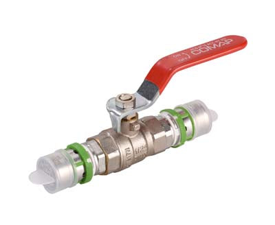 Flamco Multiskin Metallic Press/Ball valve with MultiSkin connection