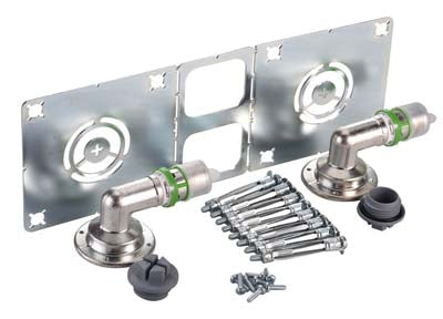 Flamco Multiskin Metallic Press/Set of fixation for taps on dry wall