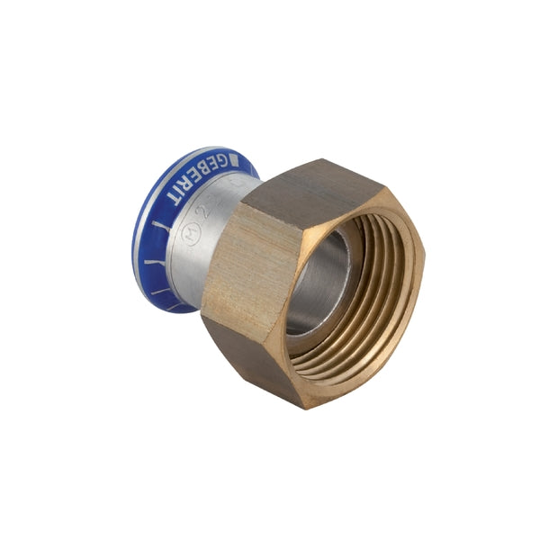 Mapress Stainless Steel Adaptor with Union Nut (Si-Free)