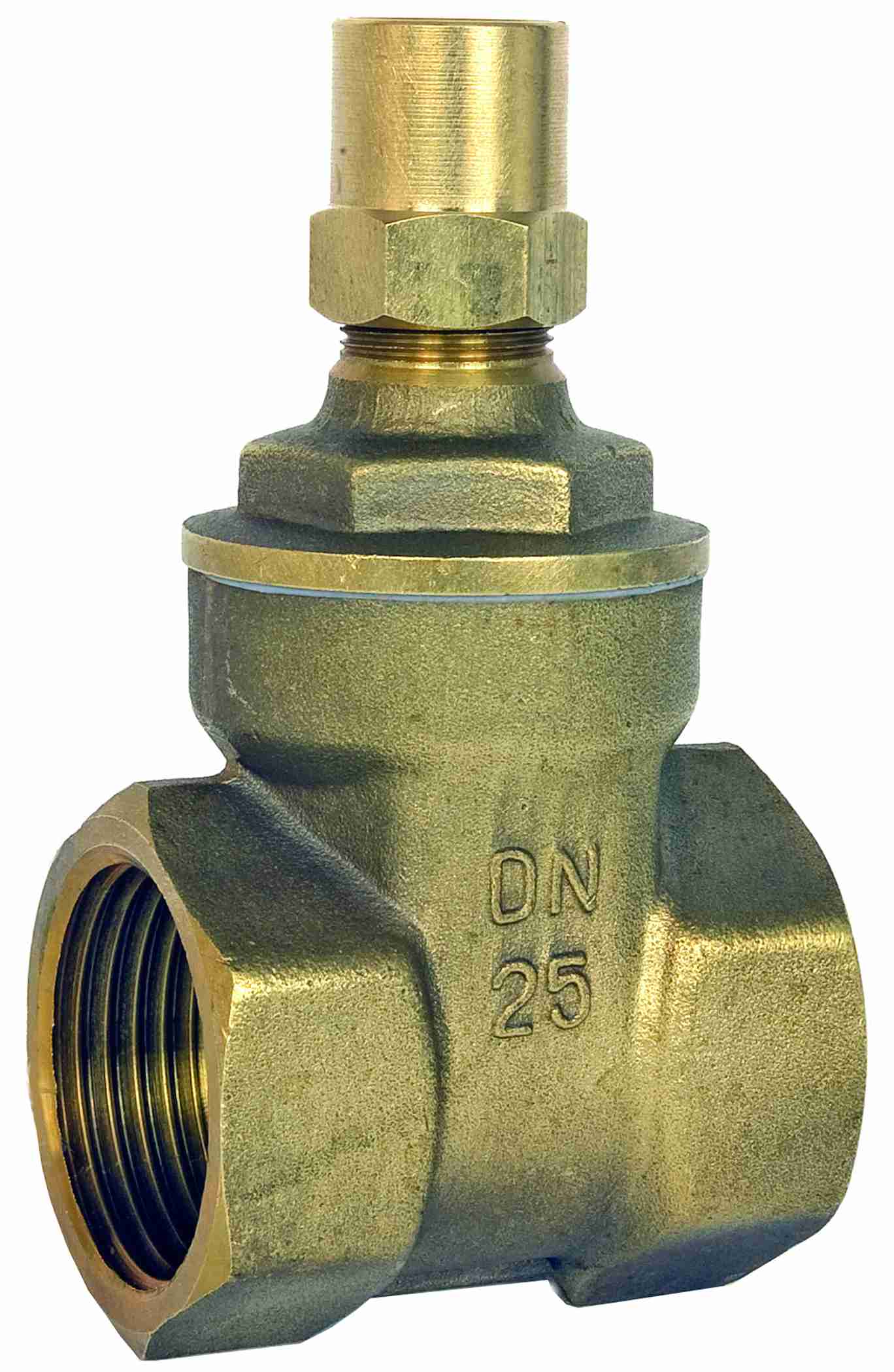 ART640LS DZR Brass Gate Valve BSP Taper Lockshield
