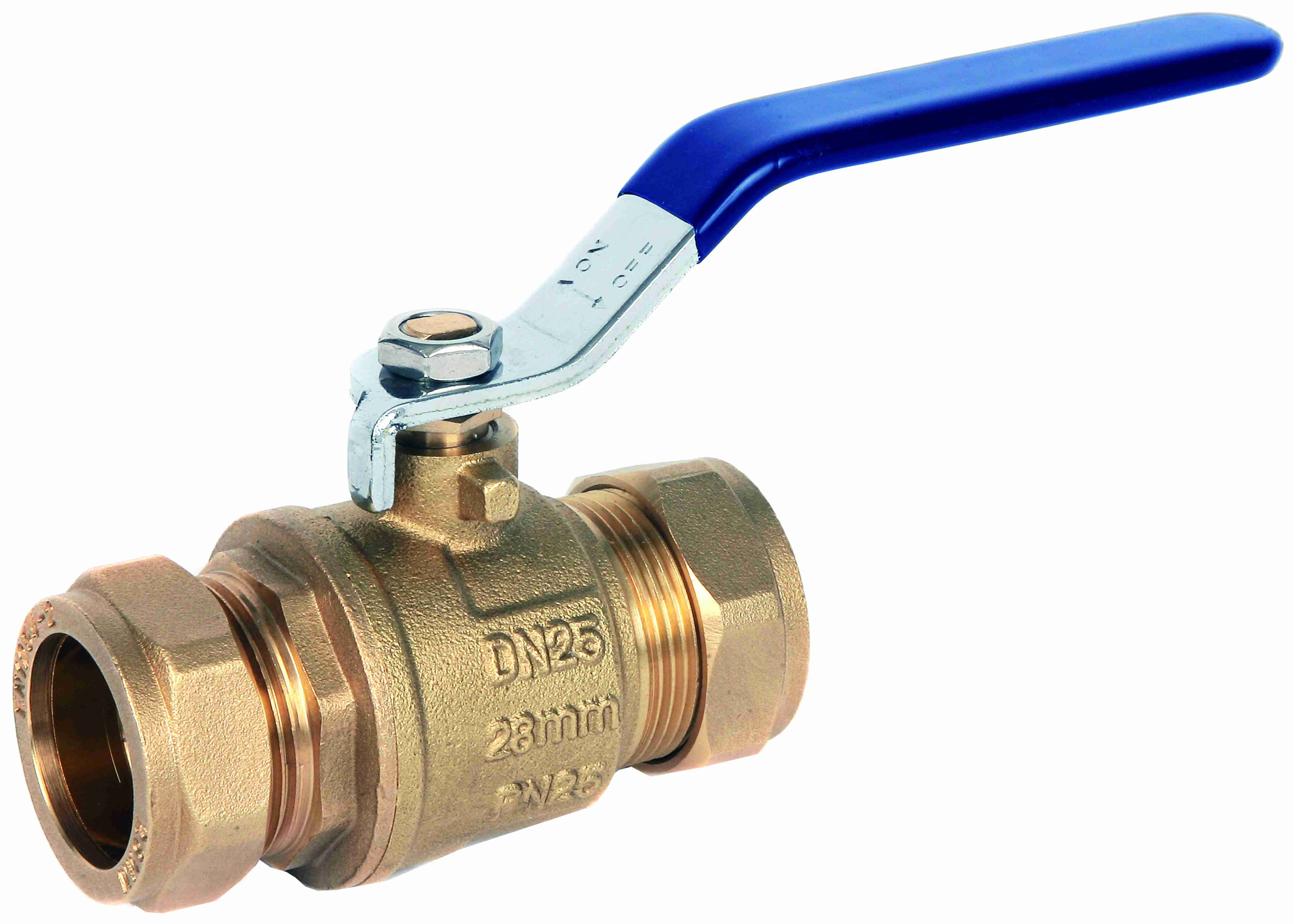 ART59 DZR Brass Ball Valve Compression Ends