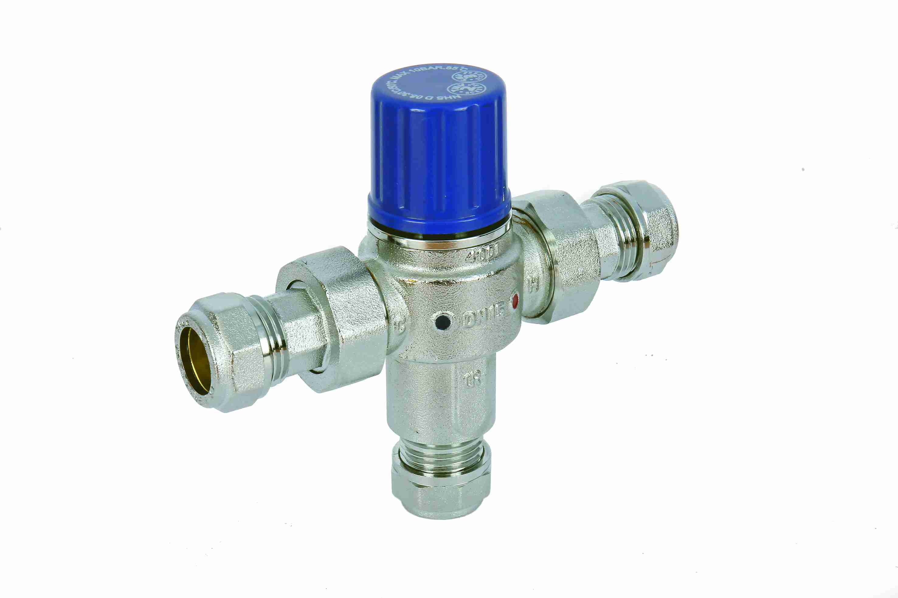 Albion 15mm Art 33 Comp Ends CP DZR Brass Thermostatic Mixing Valve WRAS