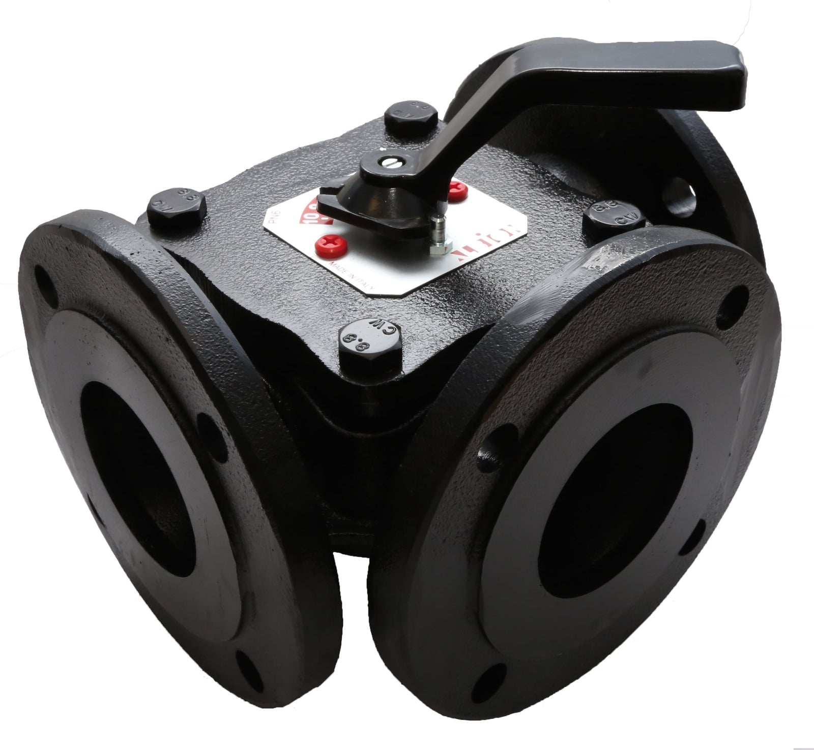 CLRM Cast Iron Flg. 3 Port Mixing Rotary Cont. Vlv