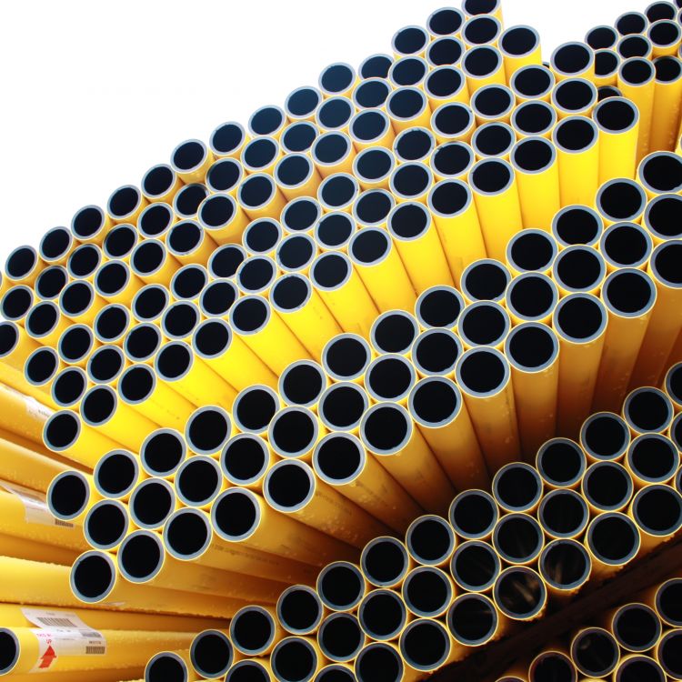 YELLOW GAS PIPE PE80 SDR11 63mm x6M