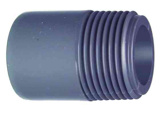 TP PVC-U Barrel Nipple Plain- Threaded
