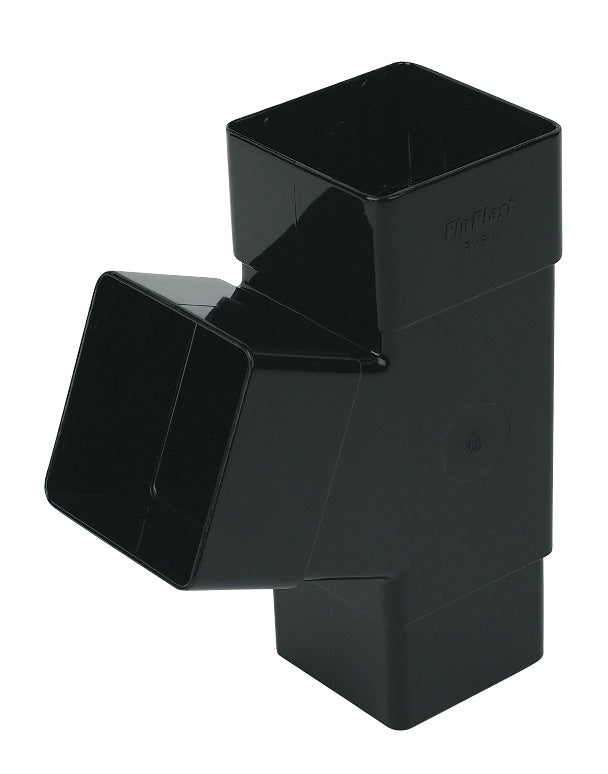 RYS1 Black Square 112 degree Branch 65mm