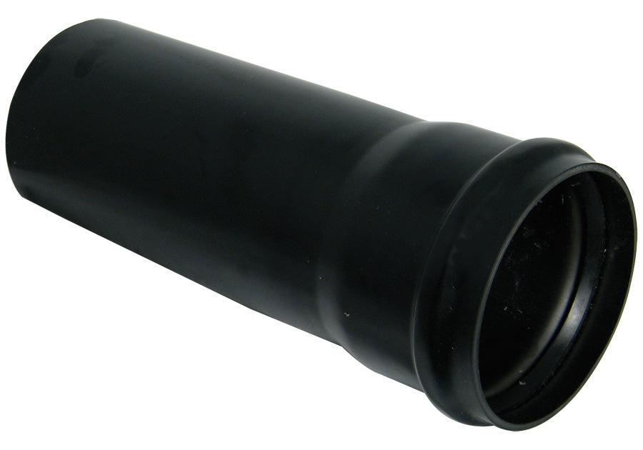 FloPlast Black PVC-U SP3 Single Socket Pipe 3m 110mm