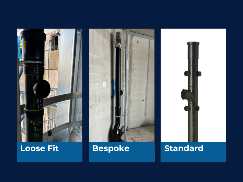 Standard, Bespoke or Loose-Fit Drainage Stacks: Choosing the Right Approach
