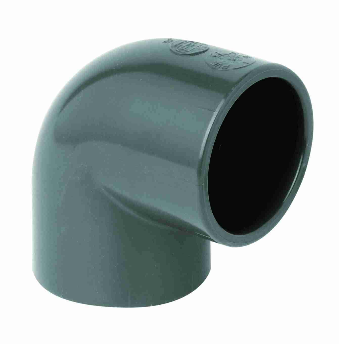 Durapipe PVC-U 90 Elbow Plain in grey 12" size