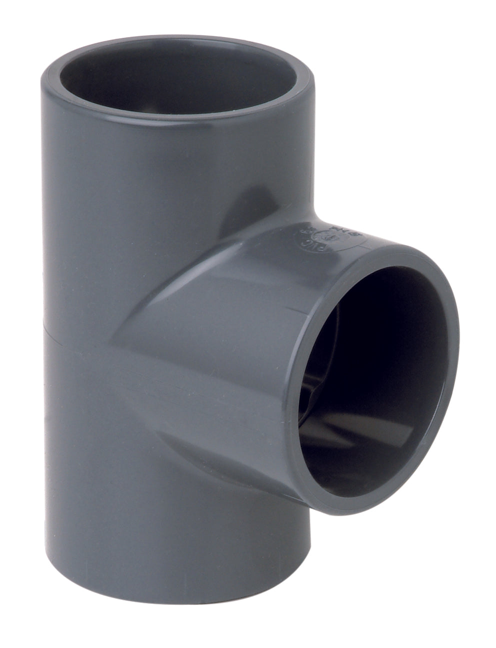 Durapipe PVC-U Tee Plain in grey 12" size