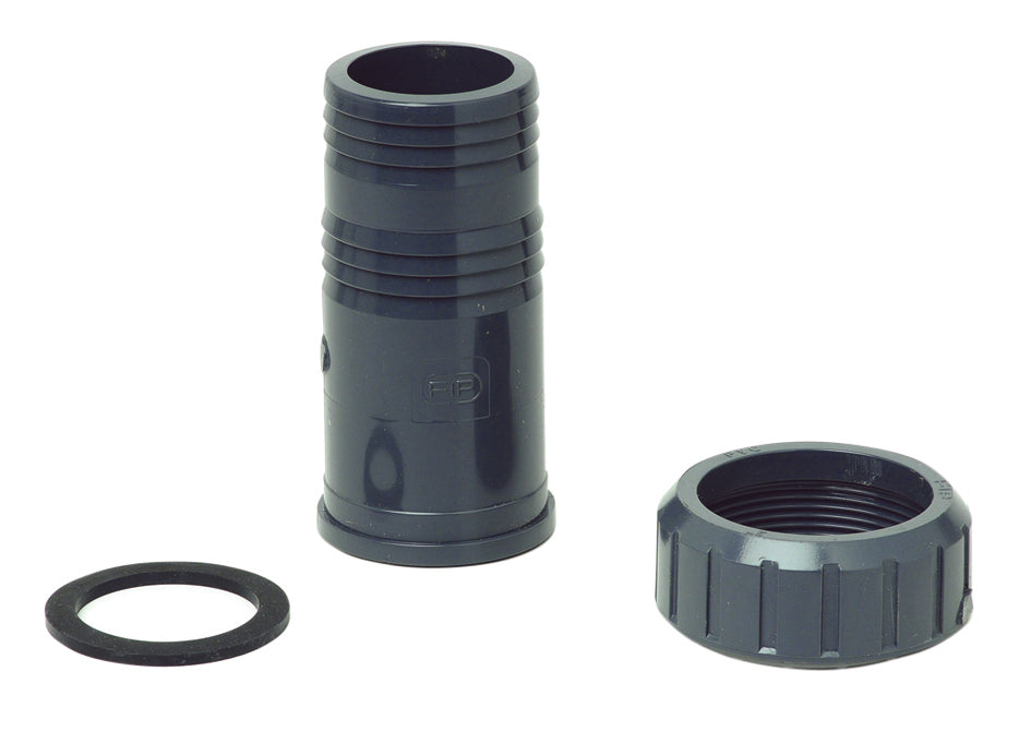 Durapipe PVC-U Hose Adaptor F.I. in grey 42mm size