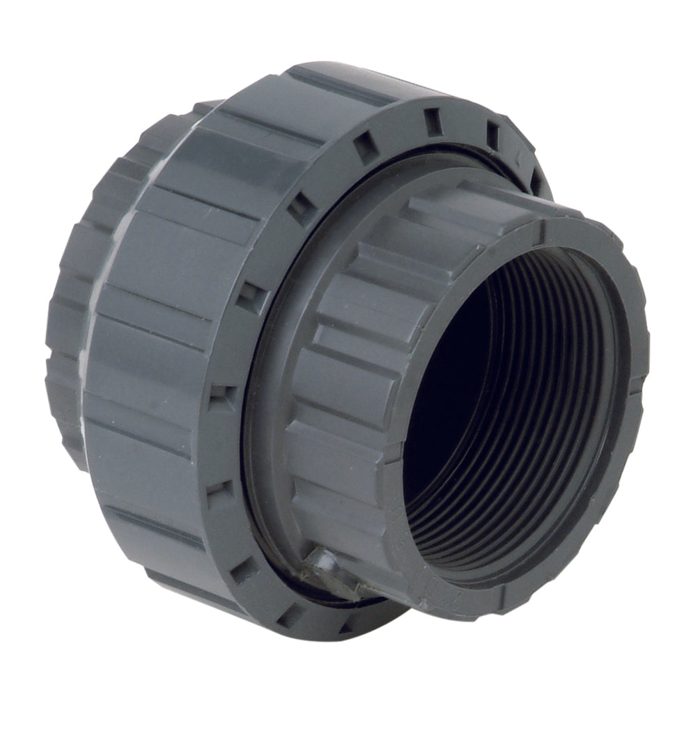Durapipe PVC-U Socket Union Threaded EPDM in grey 2" size