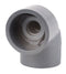 Guardian PVC-U 90 Elbow Plain in grey 6" size