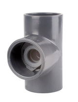 Guardian PVC-U Tee Plain in grey 1/2" size