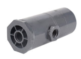 Guardian PVC-U Termination w/ Tap EPDM in grey 1/2" size