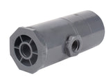 Guardian PVC-U Termination w/ Tap EPDM in grey 8" size