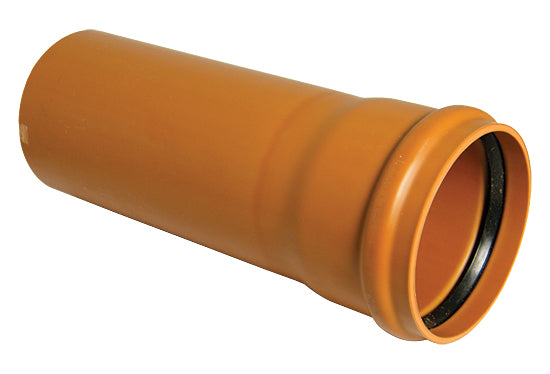 FloPlast 6D143 Pipe Single Socket 3 Metre 160mm