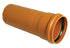 FloPlast 6D143 Pipe Single Socket 3 Metre 160mm in terracotta 160mm size