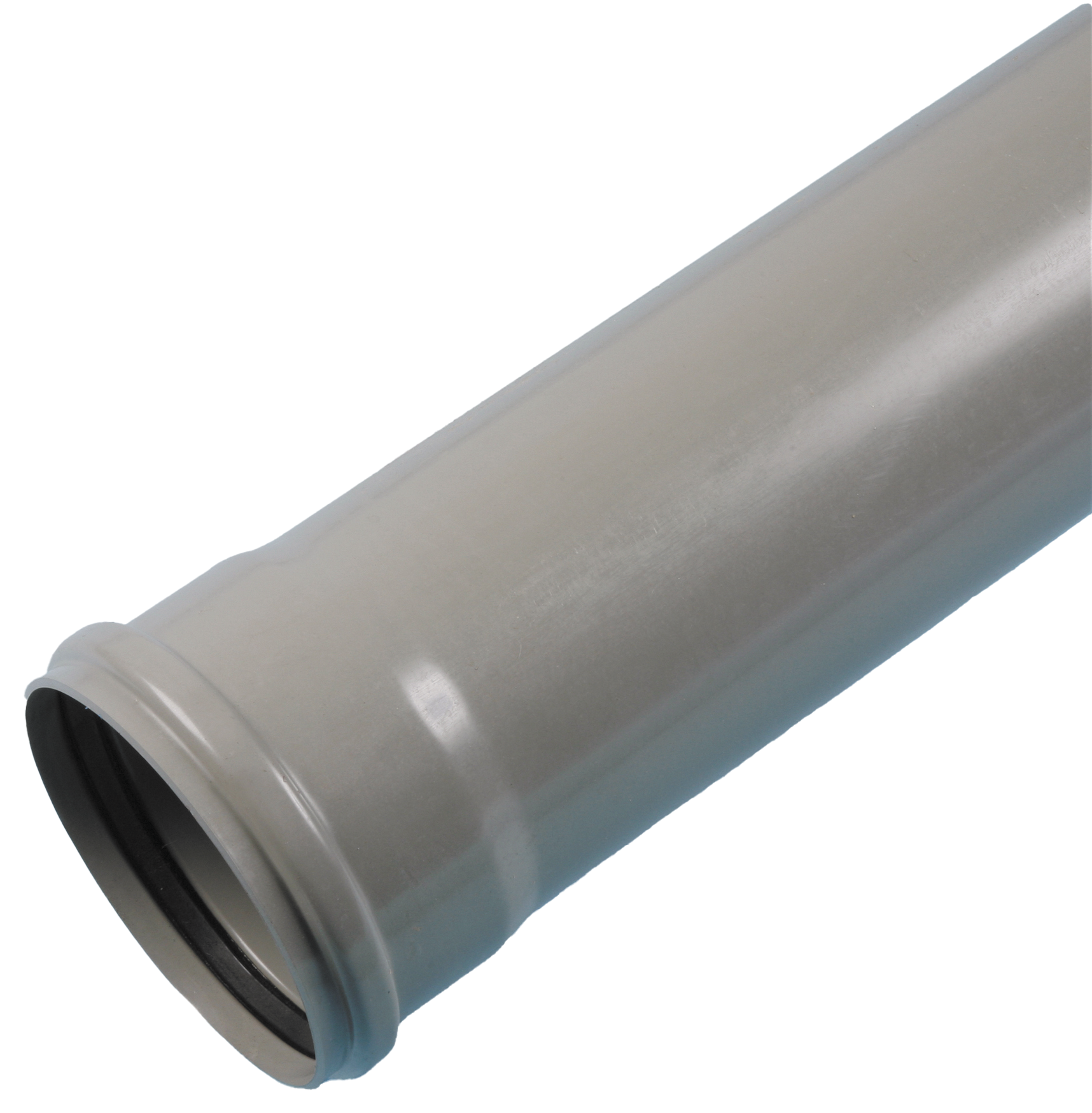 Polypipe Pushfit Soil Pipes 4m Grey