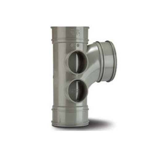 Polypipe Solvent Soil Single Branch - 4 Boss - 110mm