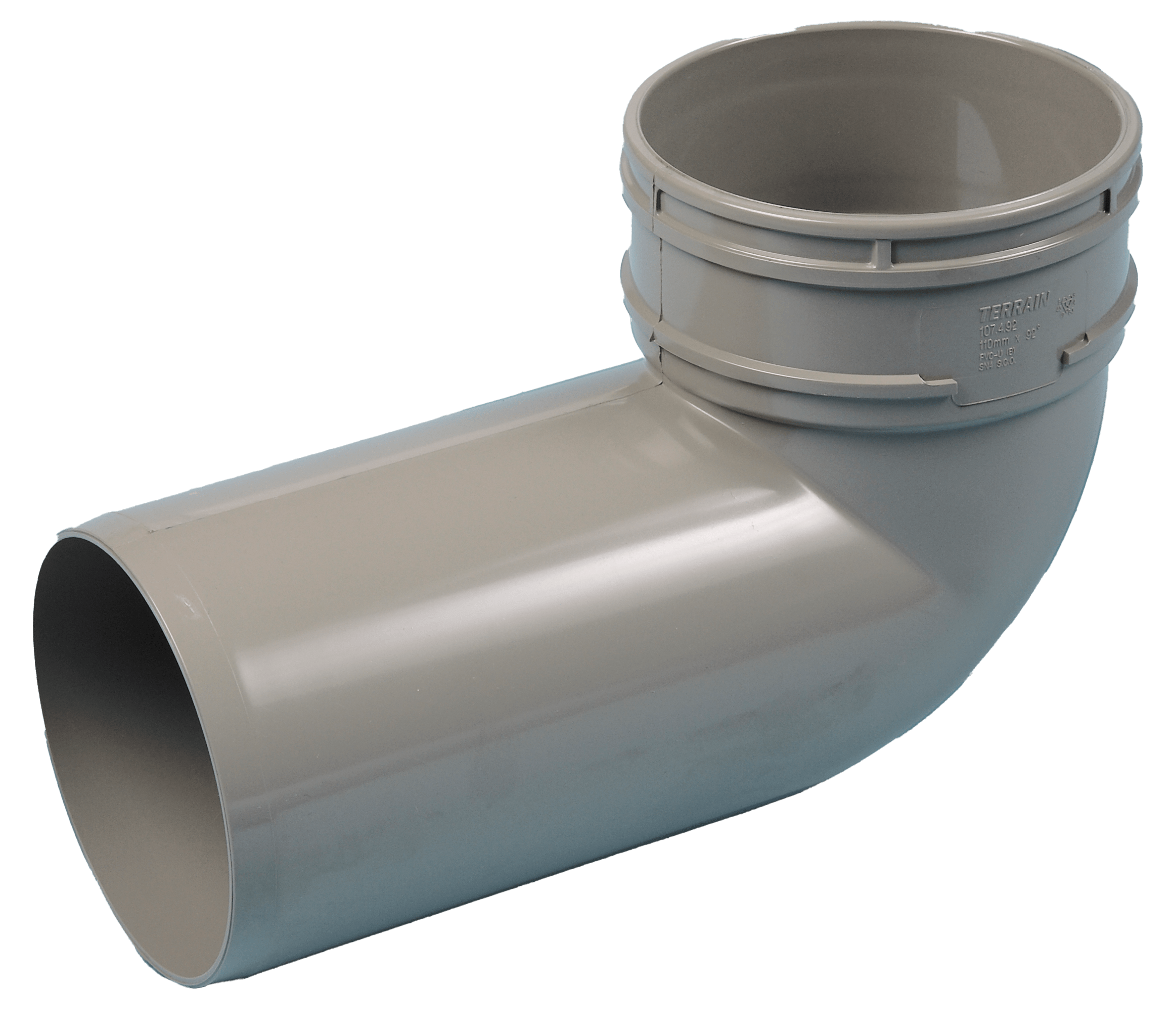 Polypipe Solvent Soil Bend - Spigot Socket 110mm- 92 Deg