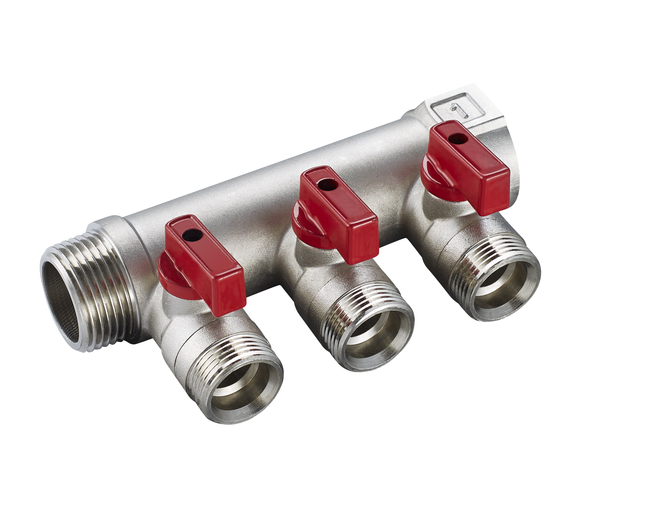 Manifold 3-Port Red