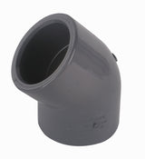 Durapipe ABS SuperFLO 45 Degree Elbow Plain in grey 16mm size