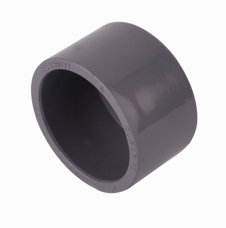 Durapipe ABS SuperFLO End Cap Plain in grey 20mm size