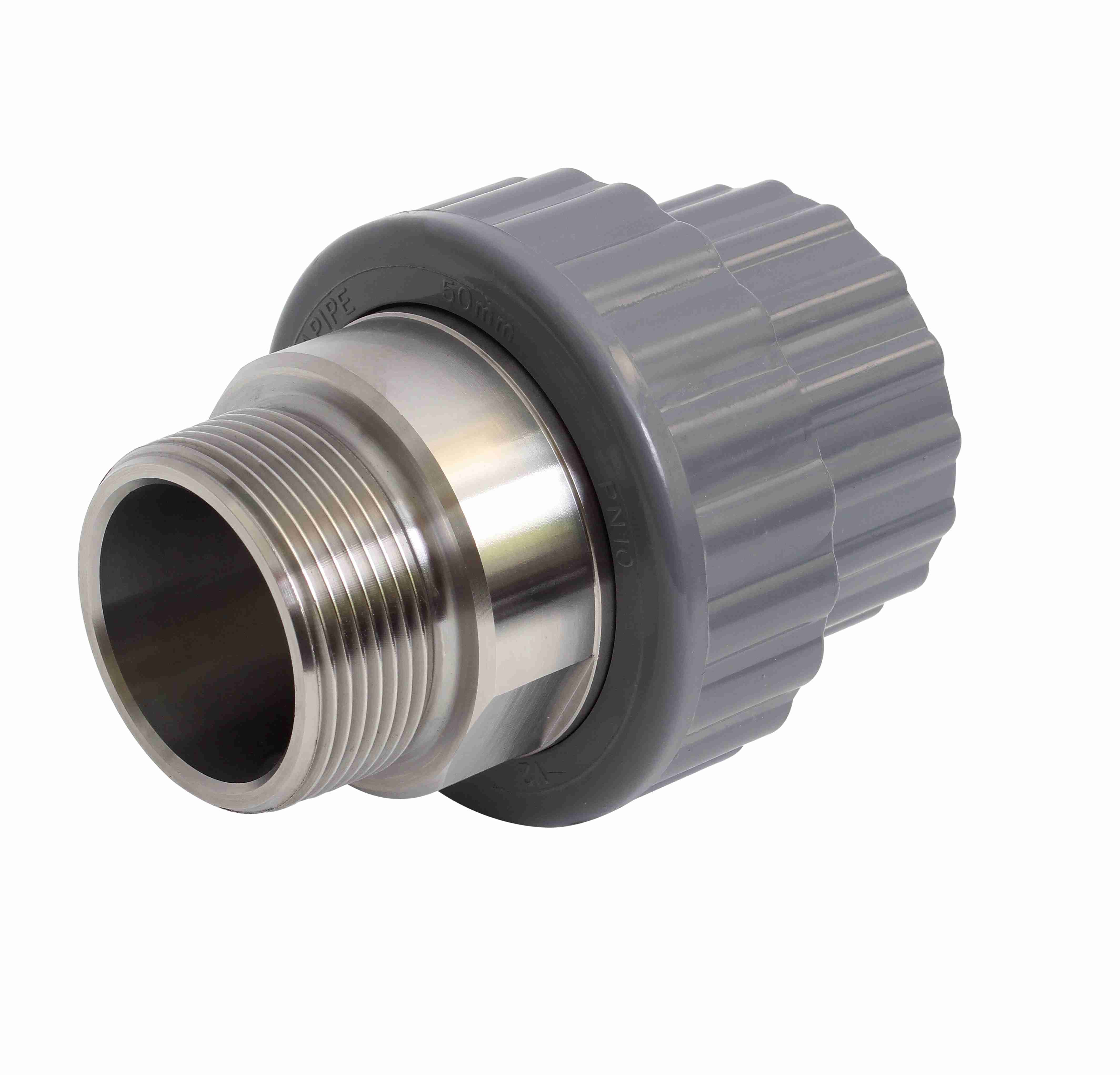 Durapipe ABS SuperFLO Composite Union Male St.St. in grey 20mm size