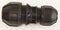 Philmac Reduced Repair Joiner in black 21-27mm x 15-21mm size