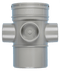 Polypipe Solvent Soil 4 Way Boss Pipe 110mm