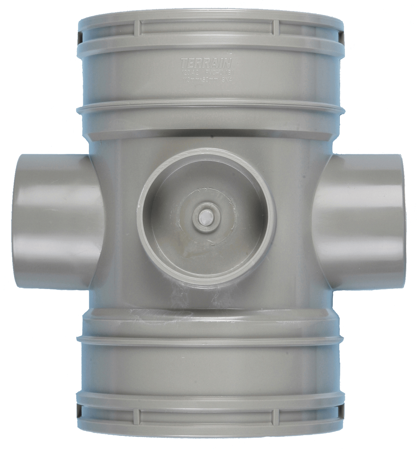 Polypipe Solvent Soil Double Socket 4 Way