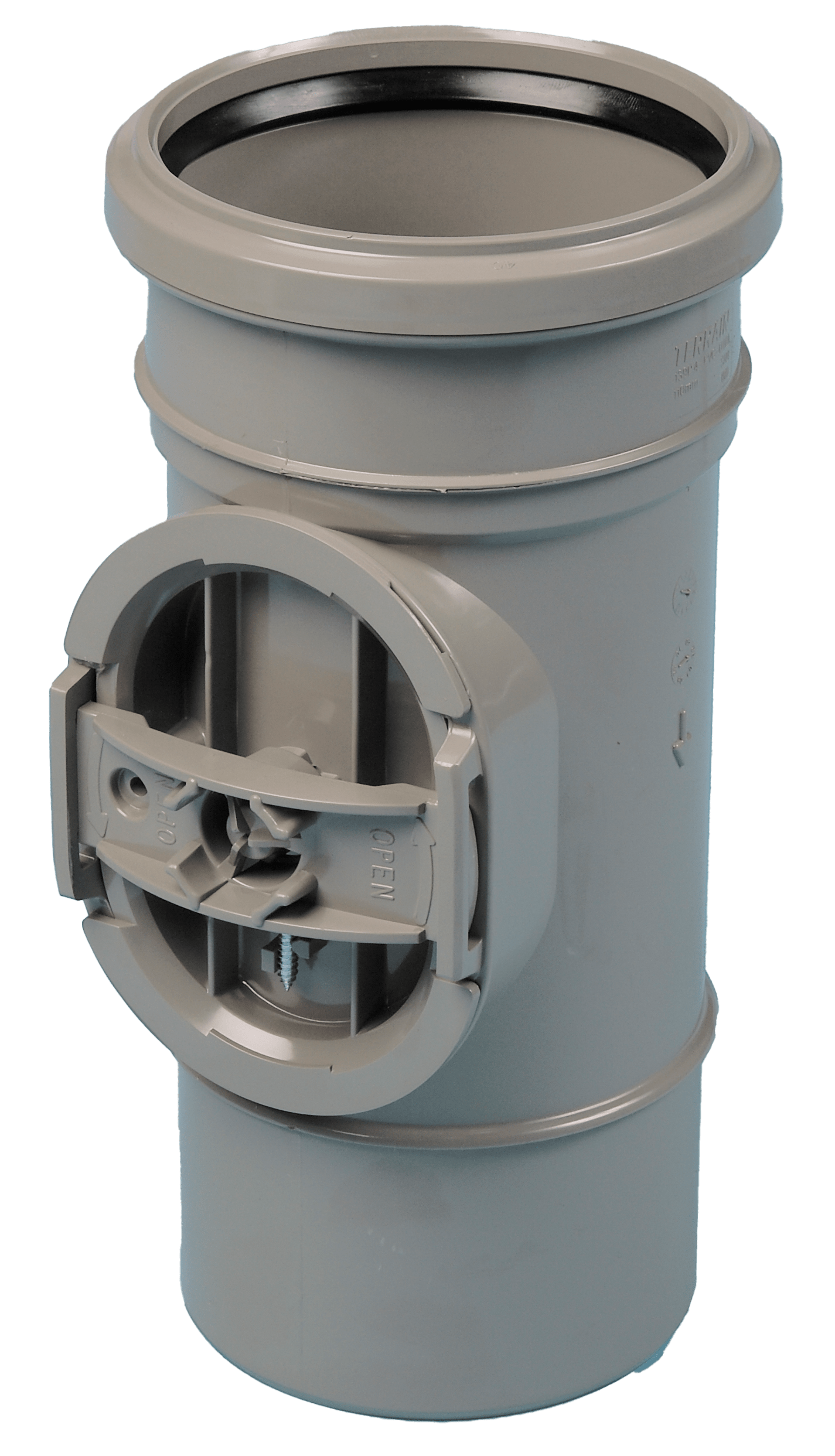 Polypipe Solvent Soil Access Pipe Spigot Outlet