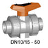 GF PVC-U Ball Valve 546 FPM Insert BS Z
