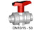 +GF+ CPVC Ball Vlv, Cement Sock. & Lock Handle 546 EPDM