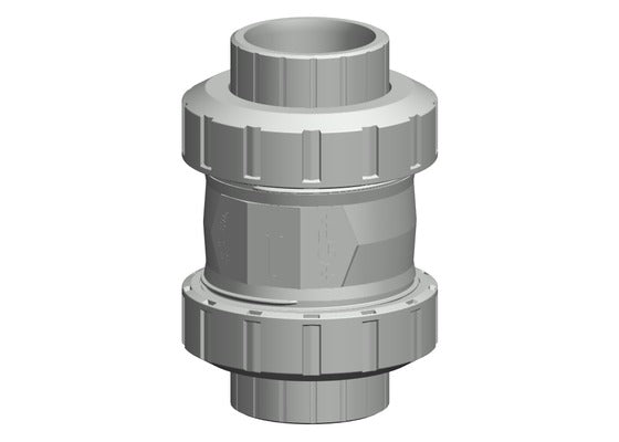 +GF+ CPVC Cone Check Valve w/ Cement Sock.  561 FPM