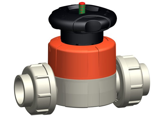 +GF+ PROGEF Diaphragm Valve 514 FPM w/ Fus Sock