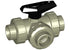 +GF+ PROGEF Ball Valve 543 L-Port FPM w/ Fus Sock.