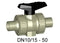 +GF+ PROGEF Ball Valve 546 FPM w/ Ins. SDR11 in cream 32mm size