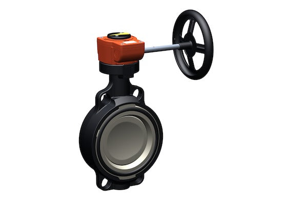 +GF+ PROGEF Butterfly Valve 567 FPM w/ Handwheel