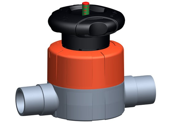 +GF+ ABS Diaphragm Valve 515 PTFE 32mm