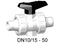 GF SYGEF-Standard Ball Valve Ins. SF Spig. 546 FPM in white 20mm size