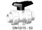 GF SYGEF-Standard Ball Valve Ins. Fus Sock. 546 FPM in white 25mm size